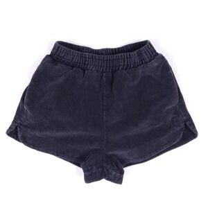 SHE + SKY High Waisted Corduroy Shorts S Grey